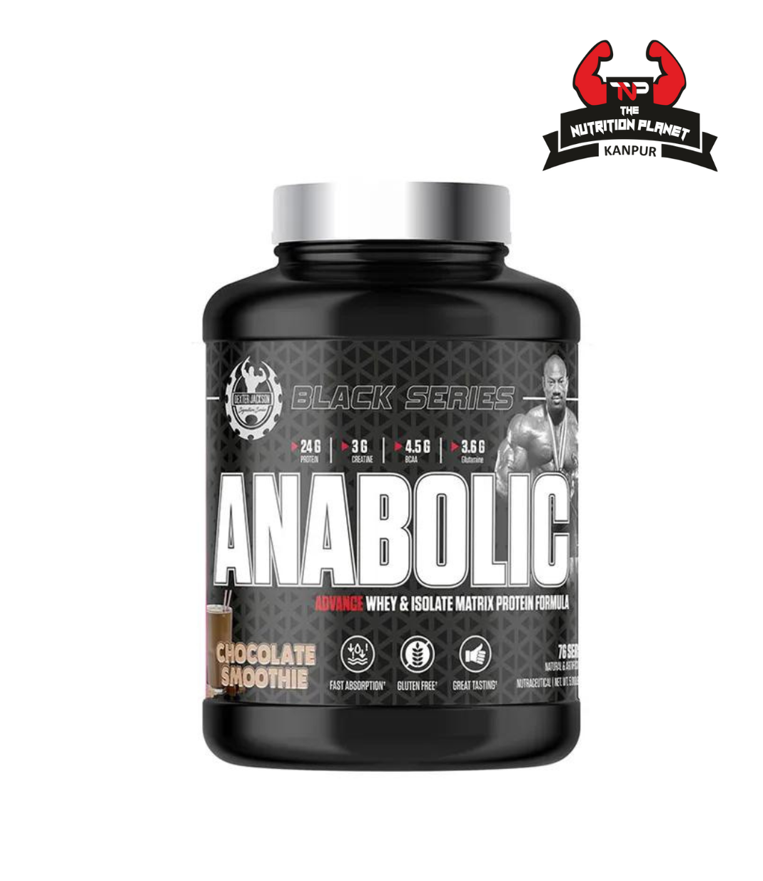 Dexter Jackson Black Series Anabolic Whey | 5lbs | 2.27 kg with Creatine